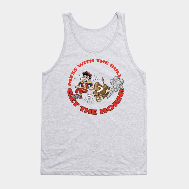 Mess with the Bull... Tank Top by cartoonasaurus